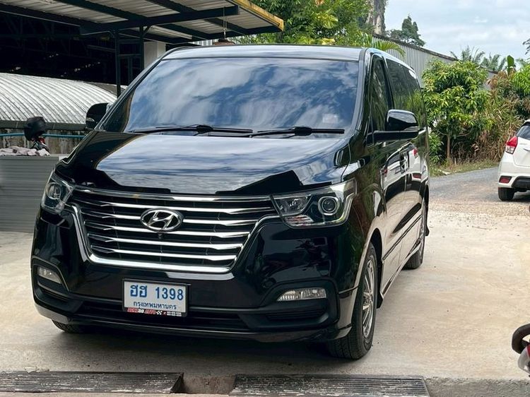 Hyundai H-1  2019 2.5 Elite Utility-car ดีเซล ไม่ติดแก๊ส เกียร์อัตโนมัติ ดำ รูปที่ 2
