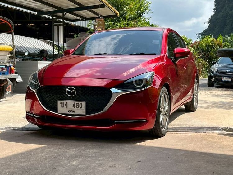 Mazda Mazda 2 2019 1.5 XD Sedan ดีเซล ไม่ติดแก๊ส เกียร์อัตโนมัติ แดง รูปที่ 3