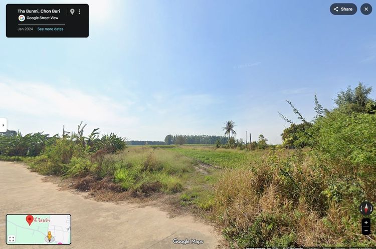 ขายที่ดินเปล่า โฉนดครุฑแดง พร้อมโอนไม่ติดภาระ อ.เกาะจันทร์