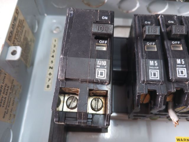 consumer 8 ช่อง square d m 100 แอมป์ รูปที่ 2