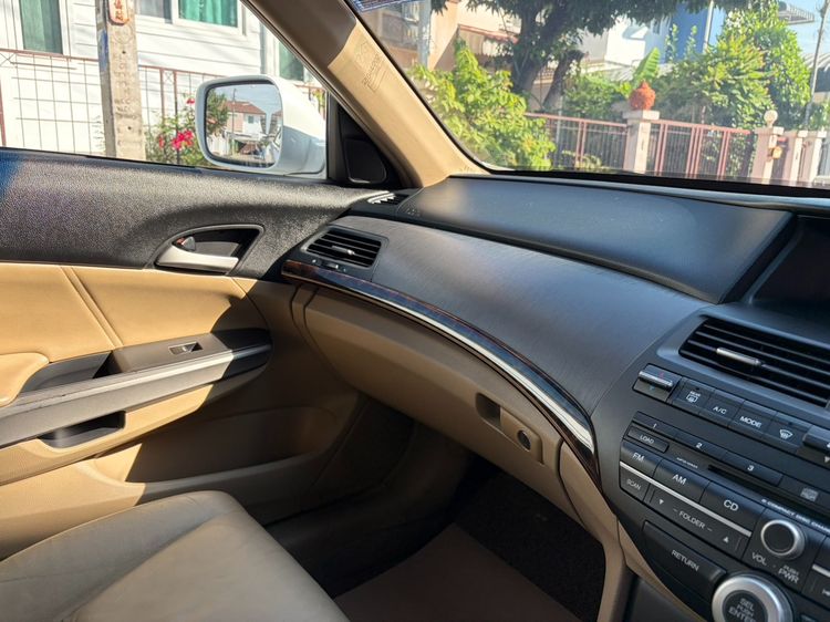Honda Accord 2008 2.0 EL Sedan เบนซิน ไม่ติดแก๊ส เกียร์อัตโนมัติ ขาว รูปที่ 4