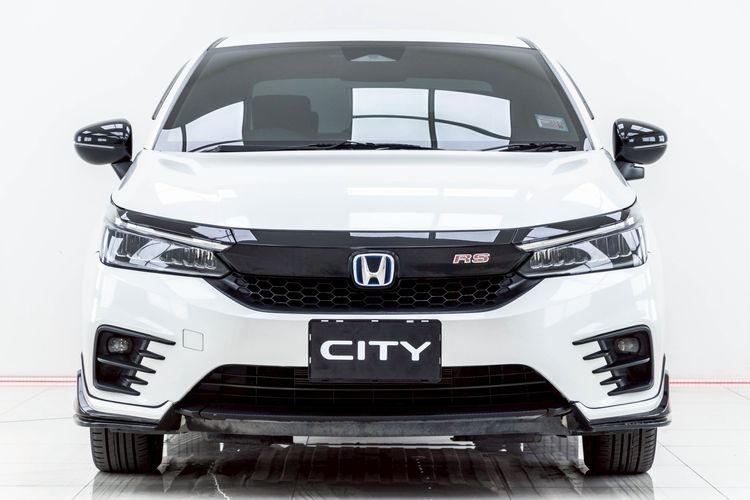 Honda City 2021 1.5 e:HEV RS Sedan ไฮบริด ไม่ติดแก๊ส เกียร์อัตโนมัติ ขาว รูปที่ 4