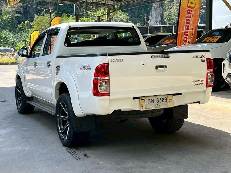 Toyota Hilux Vigo 2015 2.5 Prerunner G Pickup ดีเซล ไม่ติดแก๊ส เกียร์อัตโนมัติ ขาว รูปที่ 4