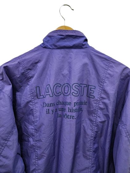 เสื้อแจ็คเก็ค LACOSTE ใส่ได้ 2 ด้าน แท้ 💯 size M วัดจริงขนาด อก 23 ยาว 26.5 นิ้ว สภาพดีมาก ดีเทลสวยทรงสวย ดีเทลสวย ตัดเย็บดีมาก รูปที่ 7