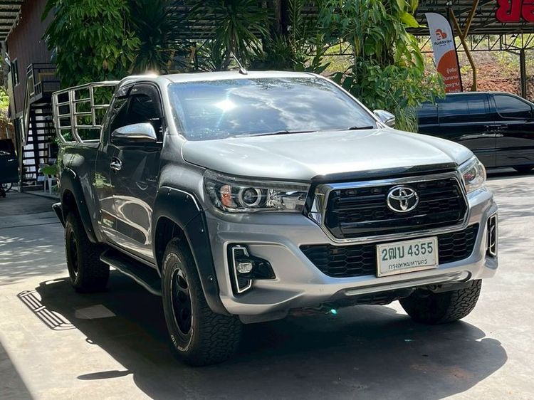 Toyota Hilux Revo 2018 2.4 E Plus 4WD Pickup ดีเซล ไม่ติดแก๊ส เกียร์ธรรมดา เทา รูปที่ 3