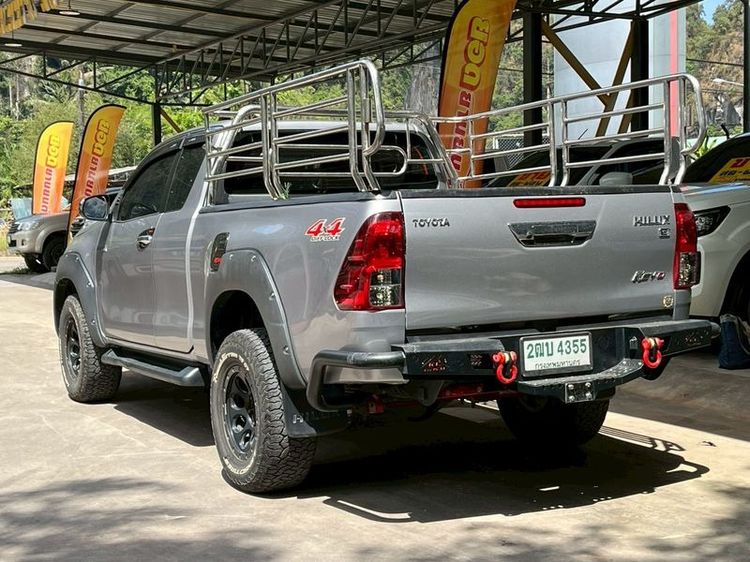 Toyota Hilux Revo 2018 2.4 E Plus 4WD Pickup ดีเซล ไม่ติดแก๊ส เกียร์ธรรมดา เทา รูปที่ 4