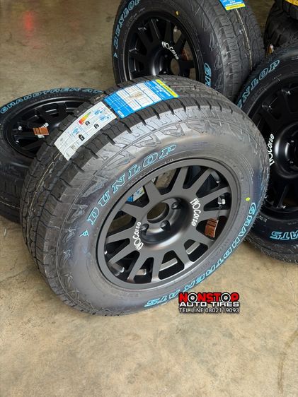ใส่ SUV กระบะตัวเตี้ย ⬇️ Evo Corse ขอบ16” 5รู114.3 กว้าง8.5” ET25 ยาง 225 70 R16 Dunlop AT5 ปี25 รูปที่ 4