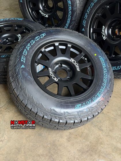 ใส่ SUV กระบะตัวเตี้ย ⬇️ Evo Corse ขอบ16” 5รู114.3 กว้าง8.5” ET25 ยาง 225 70 R16 Dunlop AT5 ปี25 รูปที่ 5