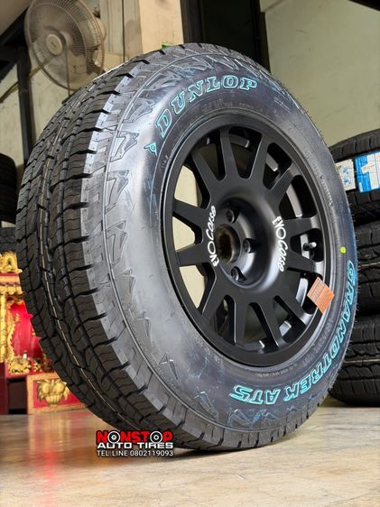 ใส่ SUV กระบะตัวเตี้ย ⬇️ Evo Corse ขอบ16” 5รู114.3 กว้าง8.5” ET25 ยาง 225 70 R16 Dunlop AT5 ปี25 รูปที่ 3