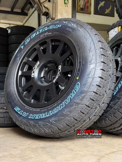 ใส่ SUV กระบะตัวเตี้ย ⬇️ Evo Corse ขอบ16” 5รู114.3 กว้าง8.5” ET25 ยาง 225 70 R16 Dunlop AT5 ปี25 รูปที่ 2