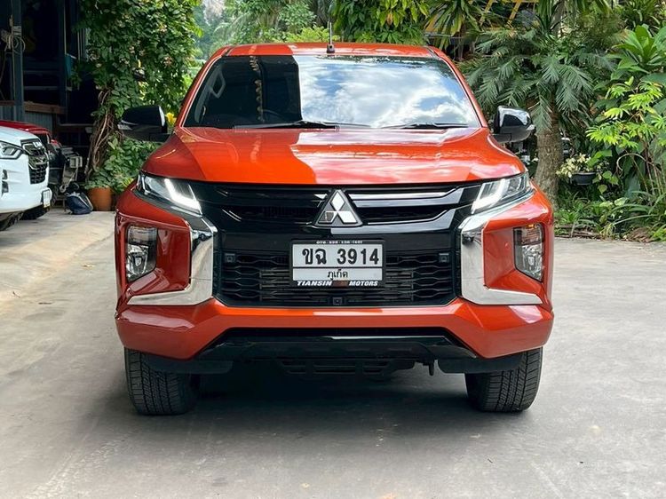 Mitsubishi Triton 2022 2.4 GT Premium 4WD Pickup ดีเซล ไม่ติดแก๊ส เกียร์อัตโนมัติ ส้ม รูปที่ 2