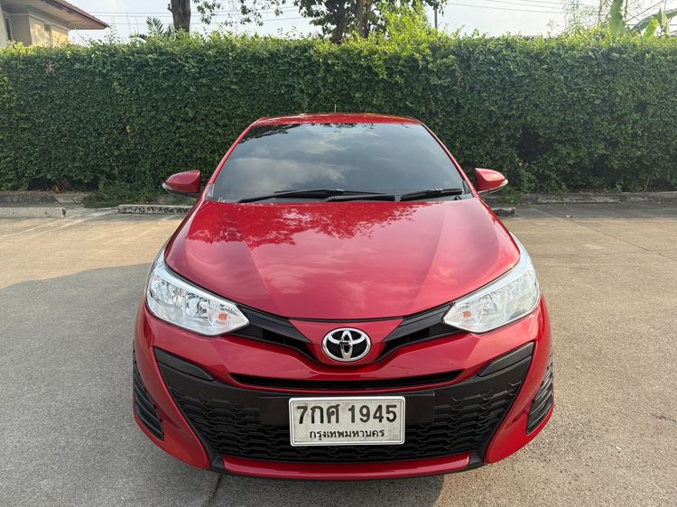 Toyota Yaris 2018 1.2 E Sedan เบนซิน ไม่ติดแก๊ส เกียร์อัตโนมัติ แดง รูปที่ 3