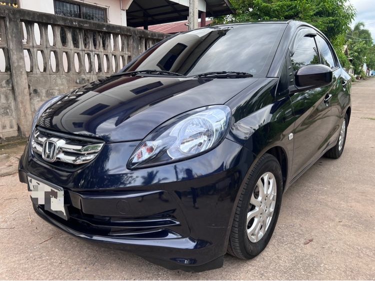 รถ Honda Brio 1.2 Amaze V สี น้ำเงิน