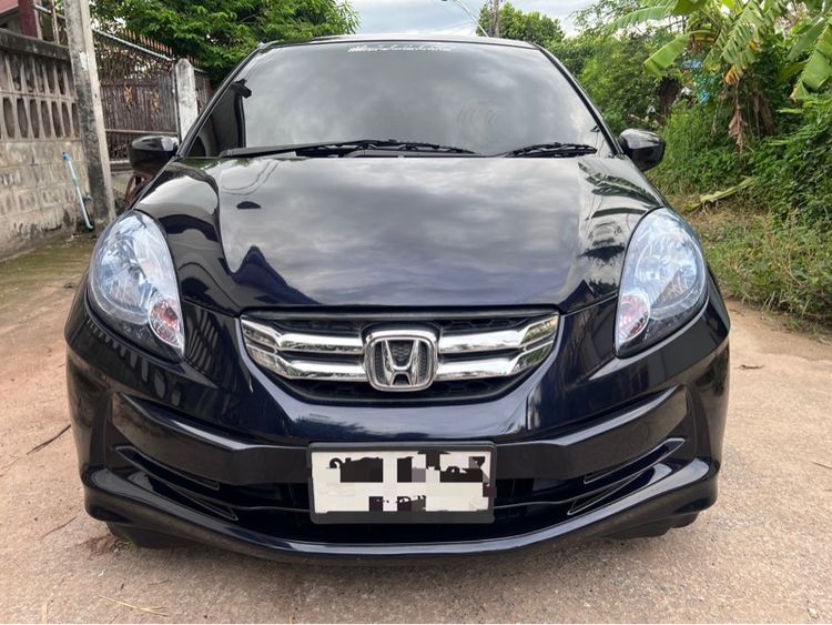 Honda Brio 2013 1.2 Amaze V Sedan เบนซิน ไม่ติดแก๊ส เกียร์อัตโนมัติ น้ำเงิน รูปที่ 2