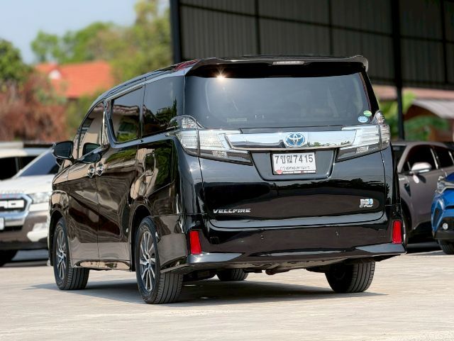 Toyota Vellfire 2015 2.4 Hybrid E-Four 4WD ไฮบริด เกียร์อัตโนมัติ ดำ รูปที่ 2
