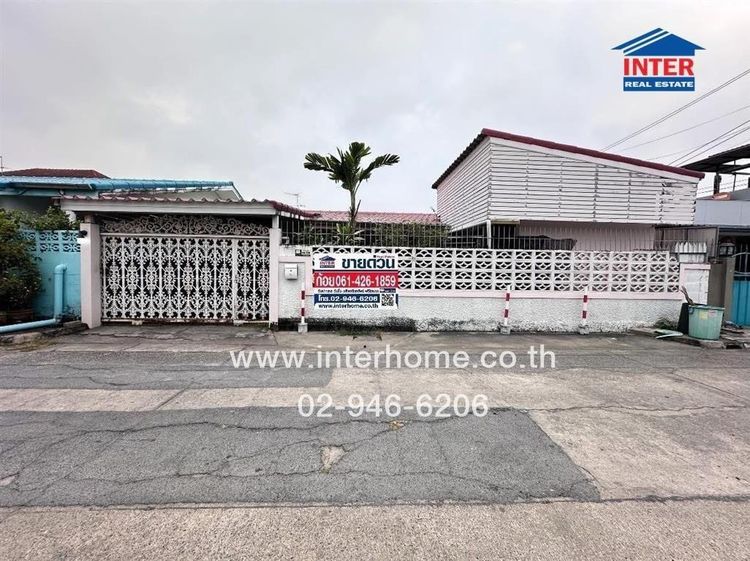 บ้านเดี่ยว 1 ชั้น 52 ตร.ว. หมู่บ้านโชคชัยคลองจั่น ซอยนวมินทร์81 ถนนลาดพร้าว ถนนเสรีไทย เขตบางกะปิ กรุงเทพมหานคร