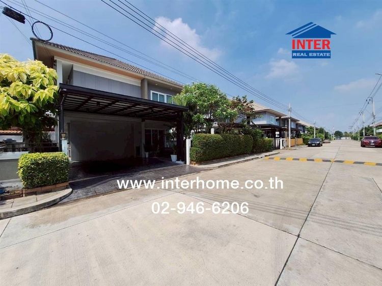 บ้านเดี่ยว 2 ชั้น 63.5 ตร.ว. หมู่บ้านดิเอ็กซ์เทนโซ ใกล้หมู่บ้านนันทวัน ถนนเลียบวารี ถนนมิตรไมตรี เขตหนองจอก กรุงเทพมหานคร
