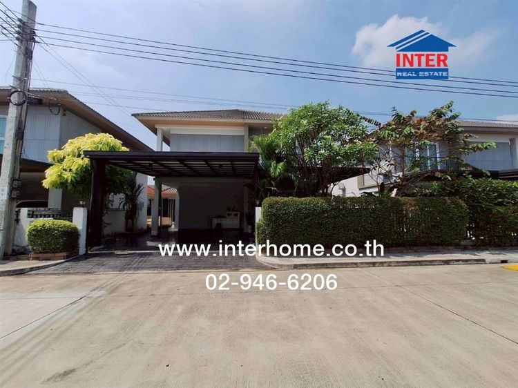 บ้านเดี่ยว 2 ชั้น 63.5 ตร.ว. หมู่บ้านดิเอ็กซ์เทนโซ ใกล้หมู่บ้านนันทวัน ถนนเลียบวารี ถนนมิตรไมตรี เขตหนองจอก กรุงเทพมหานคร รูปที่ 2