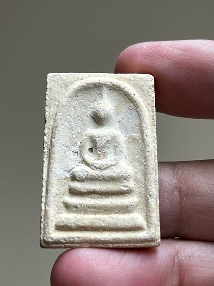 พระสมเด็จบางขุนพรหม หลังแผ่นเงินคาถาชินบัญชร รูปที่ 3