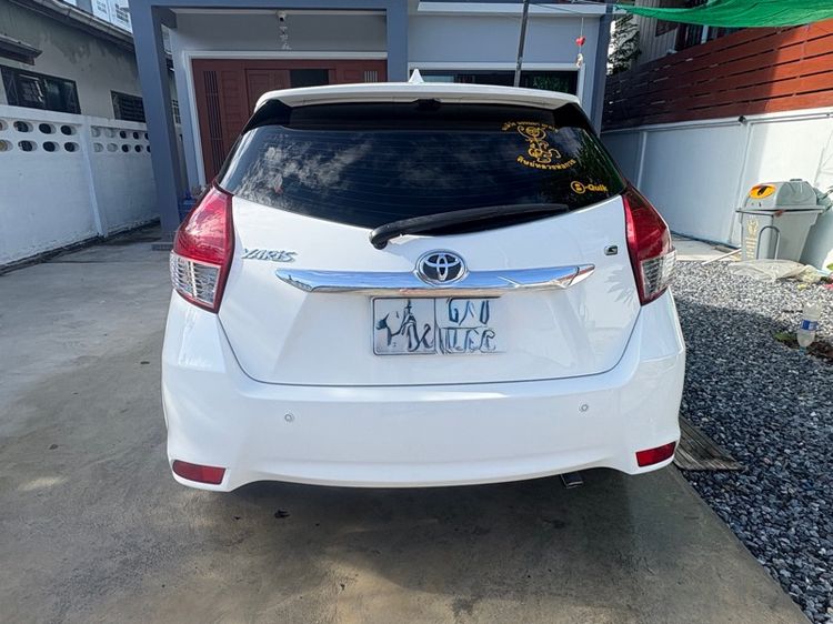 Toyota Yaris 2014 1.2 G เบนซิน ไม่ติดแก๊ส เกียร์อัตโนมัติ ขาว รูปที่ 2