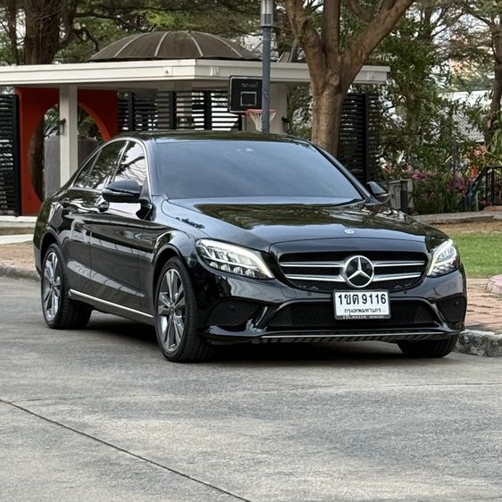 Mercedes-Benz C-Class 2020 C220 Sedan ดีเซล ไม่ติดแก๊ส เกียร์อัตโนมัติ ดำ รูปที่ 2