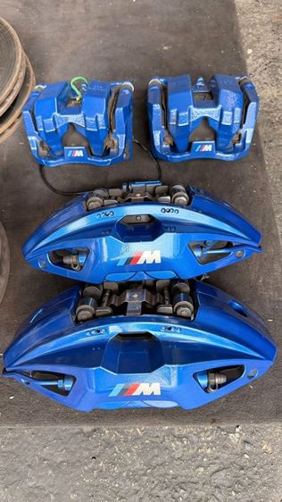 ชุดเบรค M ถอดจาก G22 จานหน้า 348 หลัง 345 ใส่กับ G series