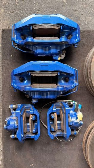 ชุดเบรค M ถอดจาก G22 จานหน้า 348 หลัง 345 ใส่กับ G series รูปที่ 4