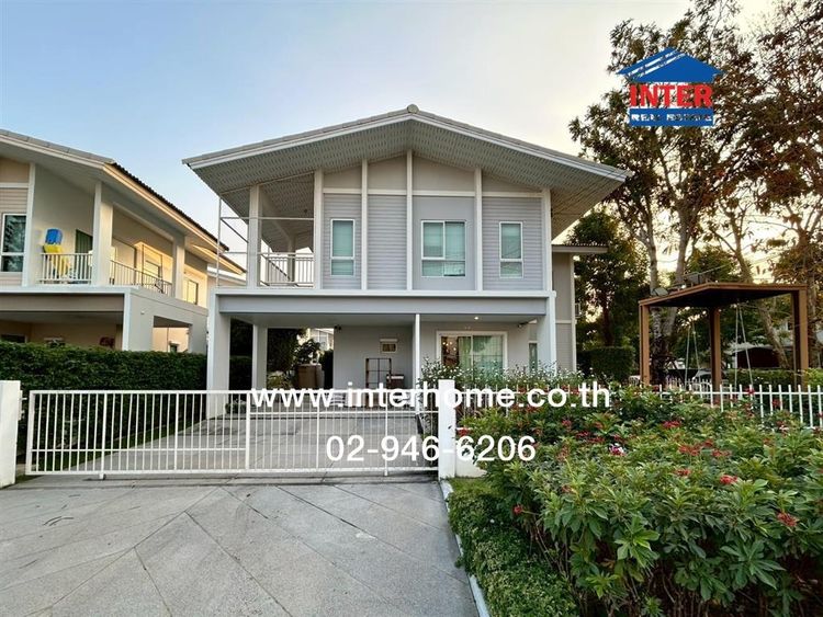 บ้านเดี่ยว 2 ชั้น 61 ตร.ว. หมู่บ้านคณาสิริ บางนา ซอยเอแบค ถนนบางนา-ตราด บางบ่อ สมุทรปราการ