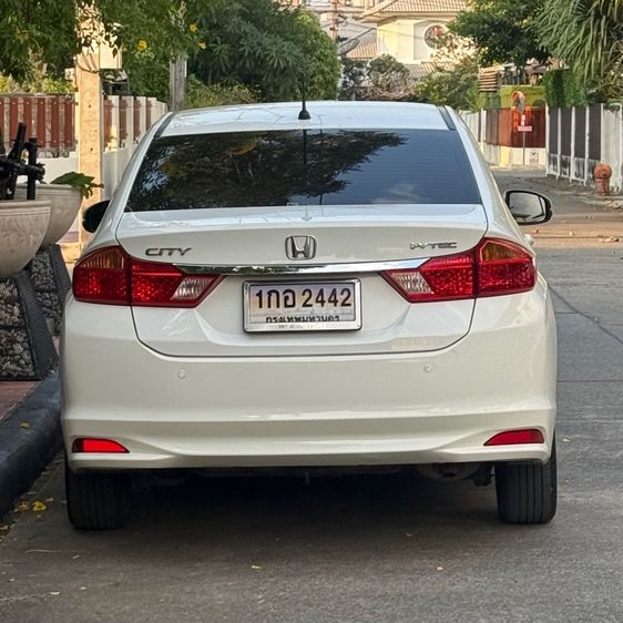 Honda City 2015 1.5 V i-VTEC Sedan เบนซิน ไม่ติดแก๊ส เกียร์อัตโนมัติ ขาว รูปที่ 4