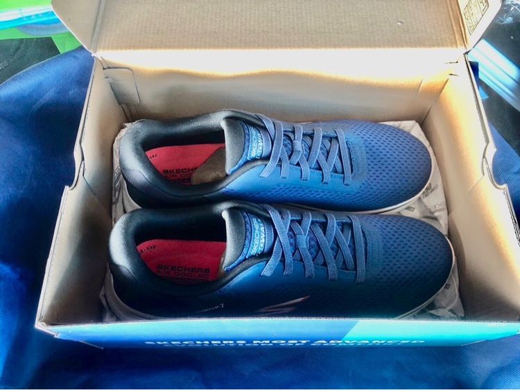 SKECHERSGoWalk7 ของแท้ SHOP สภาพใหม่มาก ใส่ครั้งเดียว  กล่อง ถุง ครบ ของแท้💯💯💯  รูปที่ 8