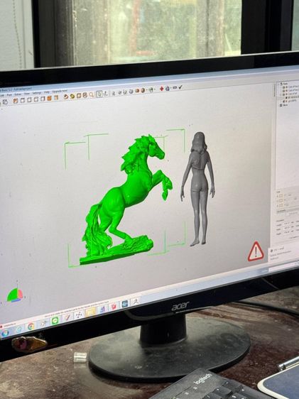 งานปั้นม้ายูนิคอร์น ขนาดใหญ่ รูปที่ 8