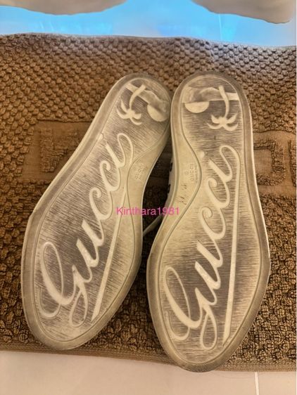 Gucci Script Logo Canvas Sneaker รูปที่ 2