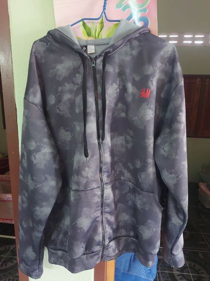 เทา L แขนยาว เสื้อแจ็คเก็ต | เสื้อคลุม อื่นๆ เสื้อฮู้ด Hแอนด์M แท้