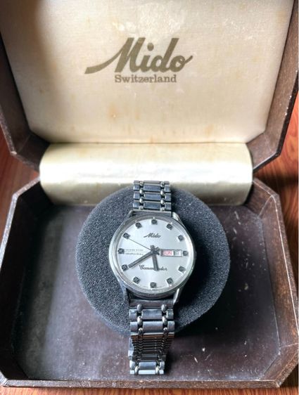 เงิน สแตนเลส ขายนาฬิกา Mido Mido Commander Ocean Star Datoday 8225 สภาพใช้งานได้ปกติครับ