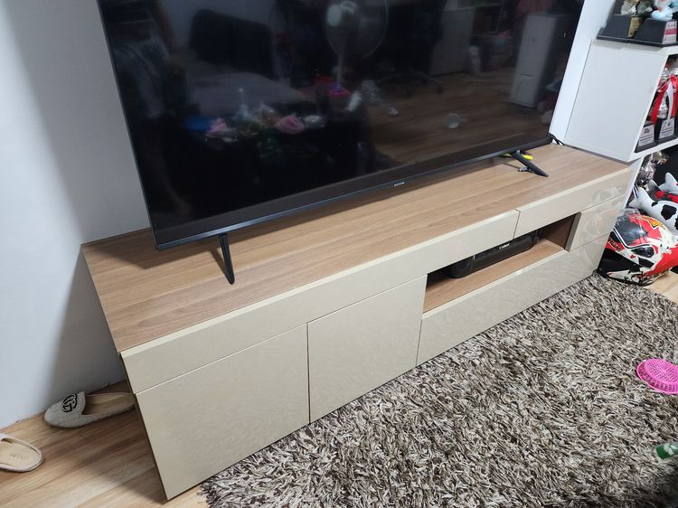 มาตรฐาน ชั้นวางทีวีอย่างดี โต๊ะกระจกแสตนเลส