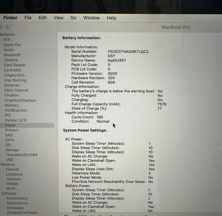 ขายถูกกกกกกกกกกกกกกกกกกกกกกกก MacBook Pro 16 นิ้ว ปี 2019 Touch Bar สวยแจ่ม สเปคแรงง i7 2.6 RAM 16 SSD 512 รูปที่ 5