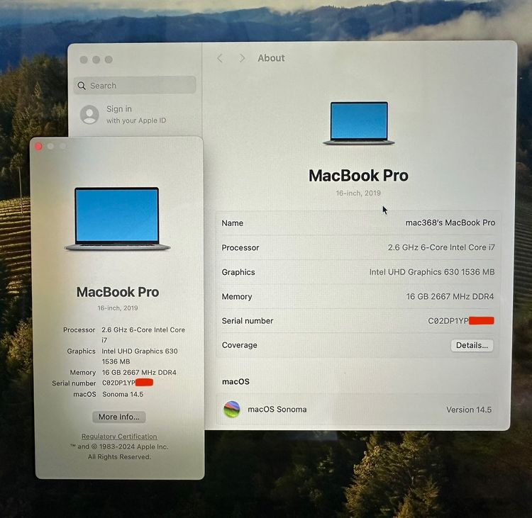 ขายถูกกกกกกกกกกกกกกกกกกกกกกกก MacBook Pro 16 นิ้ว ปี 2019 Touch Bar สวยแจ่ม สเปคแรงง i7 2.6 RAM 16 SSD 512 รูปที่ 3