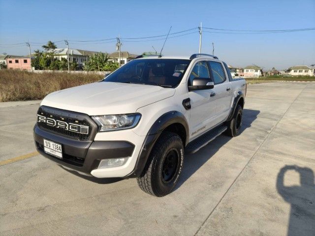 Ford Ranger 2018 2.2 Hi-Rider Wildtrak Pickup ดีเซล เกียร์อัตโนมัติ ขาว รูปที่ 4