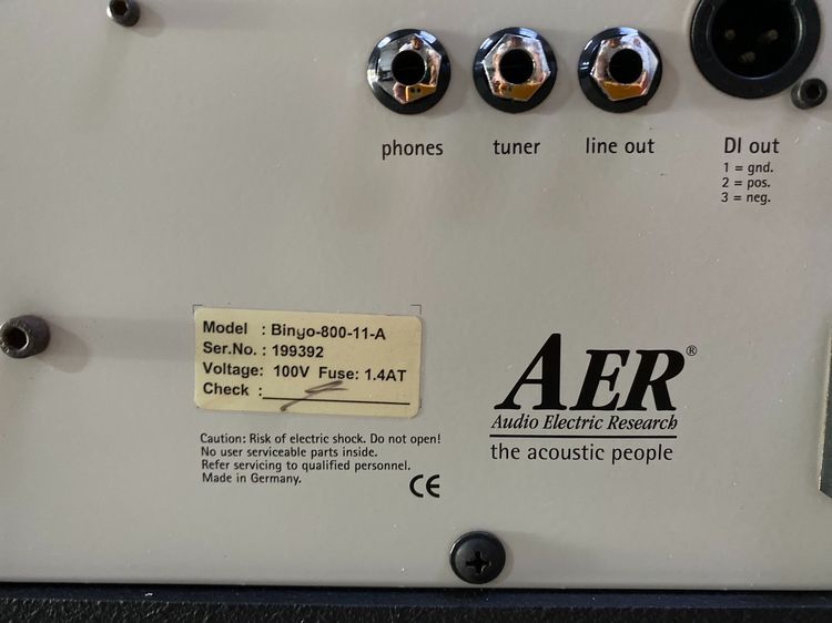 . AER Bingo Acoustic  Amp. made in Germany. รูปที่ 8