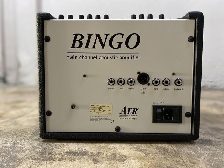 . AER Bingo Acoustic  Amp. made in Germany. รูปที่ 6
