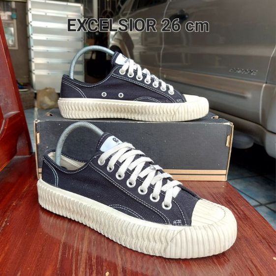 ดำ UK 7 | EU 40 2/3 | US 7.5 อื่นๆ รองเท้าผ้าใบ EXCELSIOR 26 cm
