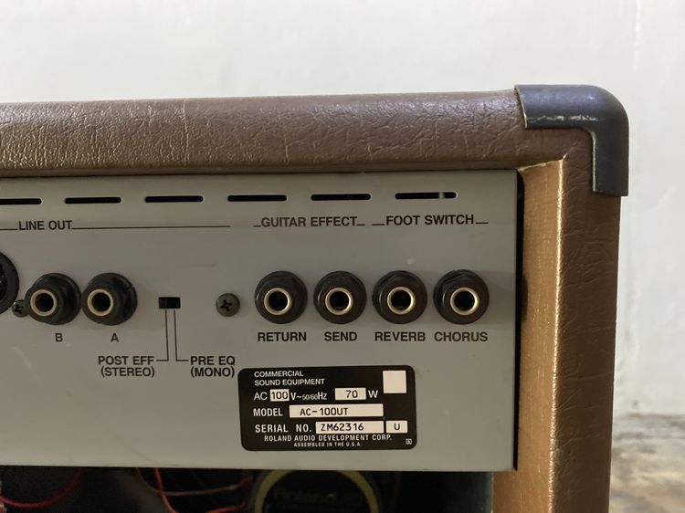 ♥. Roland AC-100 Acoustic Chorus Made in USA .♥ รูปที่ 7