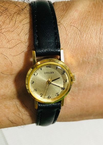 Citizen หน้าปัดสีทอง ระบบไขลาน รูปที่ 5