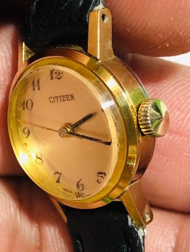 Citizen หน้าปัดสีทอง ระบบไขลาน รูปที่ 9