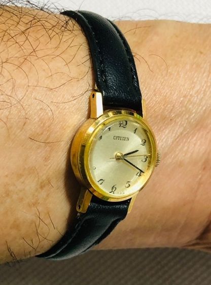 Citizen หน้าปัดสีทอง ระบบไขลาน รูปที่ 6