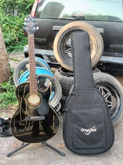 อื่นๆ กีต้าร์โปร่ง กีตาร์โปร่งไฟฟ้า Greg Bennett TMJ‑5CE-BK