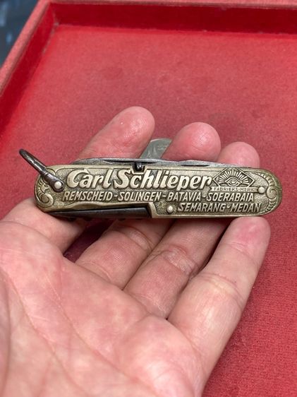 มีดพับอเนกประสงค์วินเทจ "ตราตา" (German Eye) จากแบรนด์ Carl Schlieper ประเทศเยอรมนี   รูปที่ 3