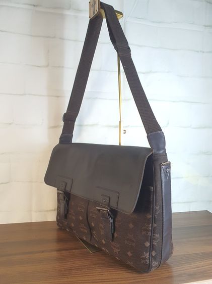 เอกสาร ผ้าผสมหนังแท้ แบรนด์แท้ MCM รูปที่ 2