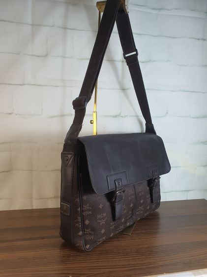 เอกสาร ผ้าผสมหนังแท้ แบรนด์แท้ MCM รูปที่ 3