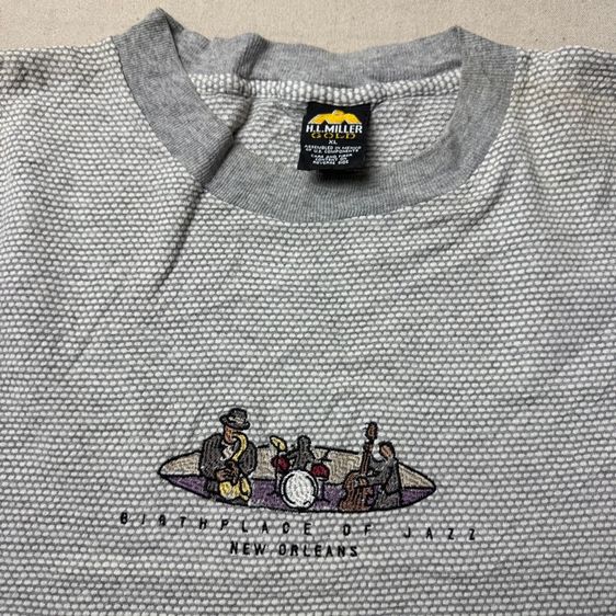 เสื้อยืด vintage 90s Jazz​ Size XL​